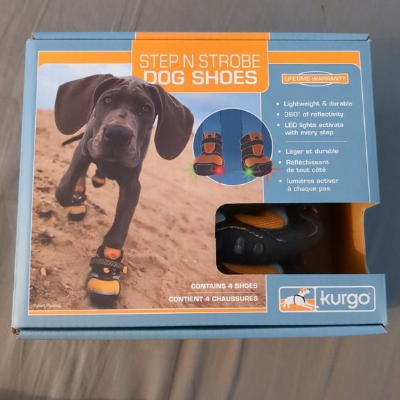 Kurgo Dog Kurgo Dog Shoes Blaze Cross Step And Strobe Xsmall 4